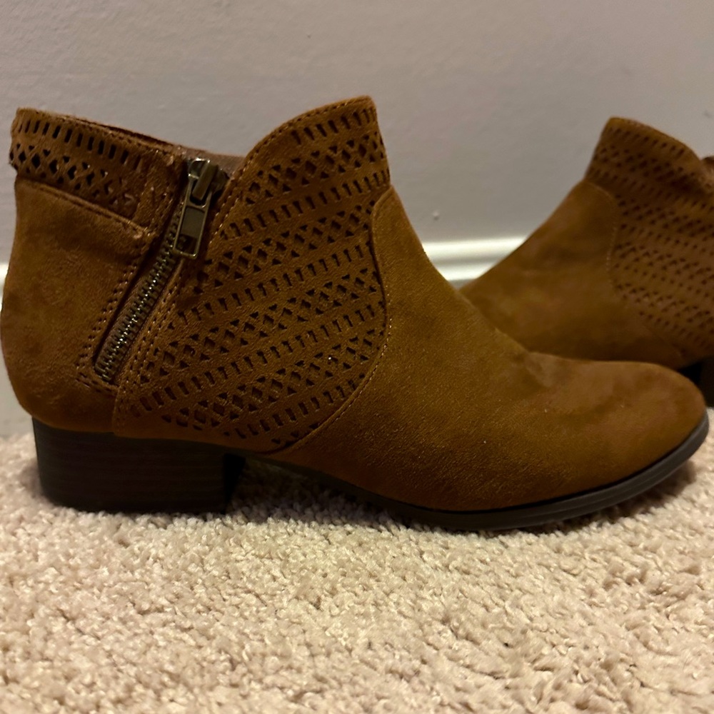 Brown Booties size 8